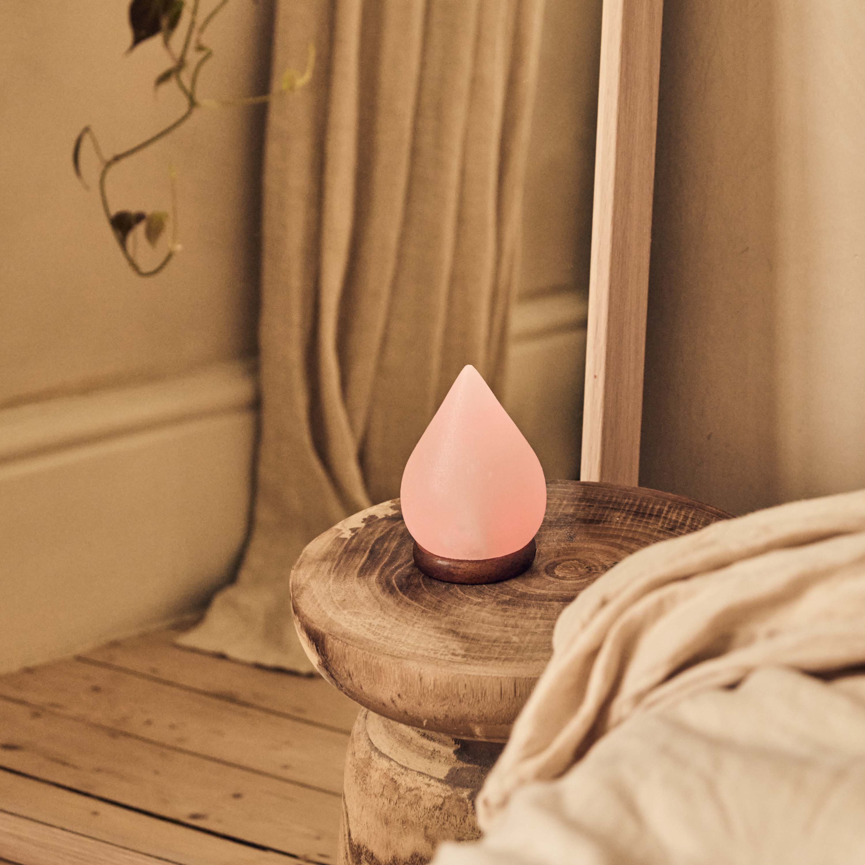 Teardrop Natural Salt Lamp - Image 2