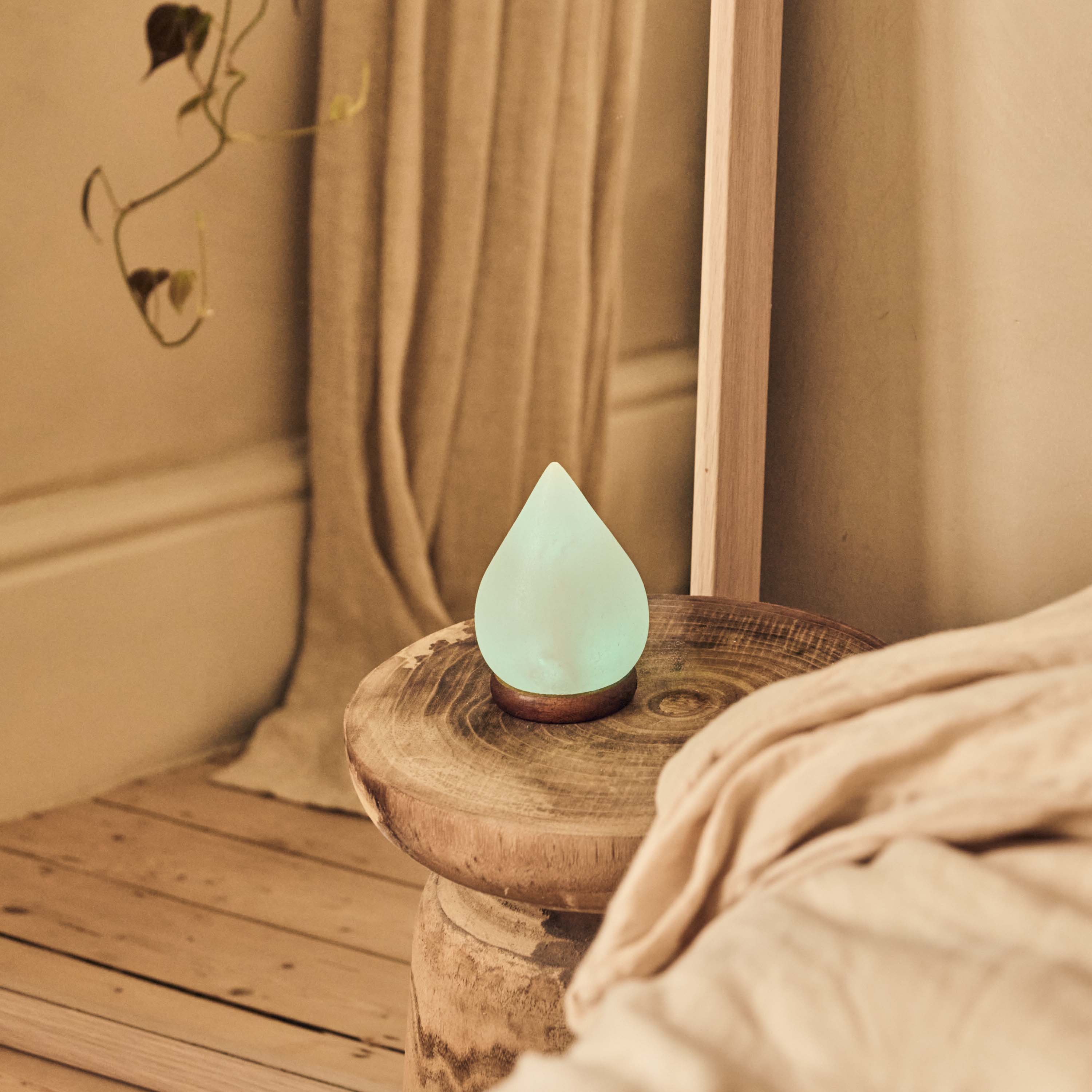 Teardrop Natural Salt Lamp - Image 3