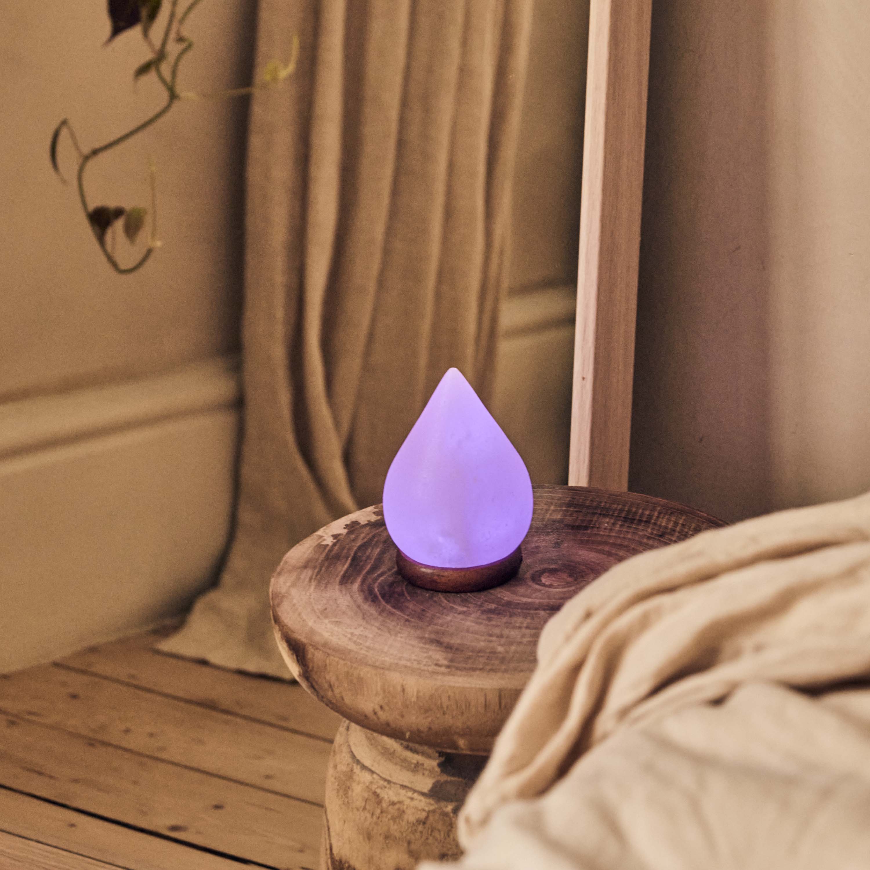 Teardrop Natural Salt Lamp - Image 6