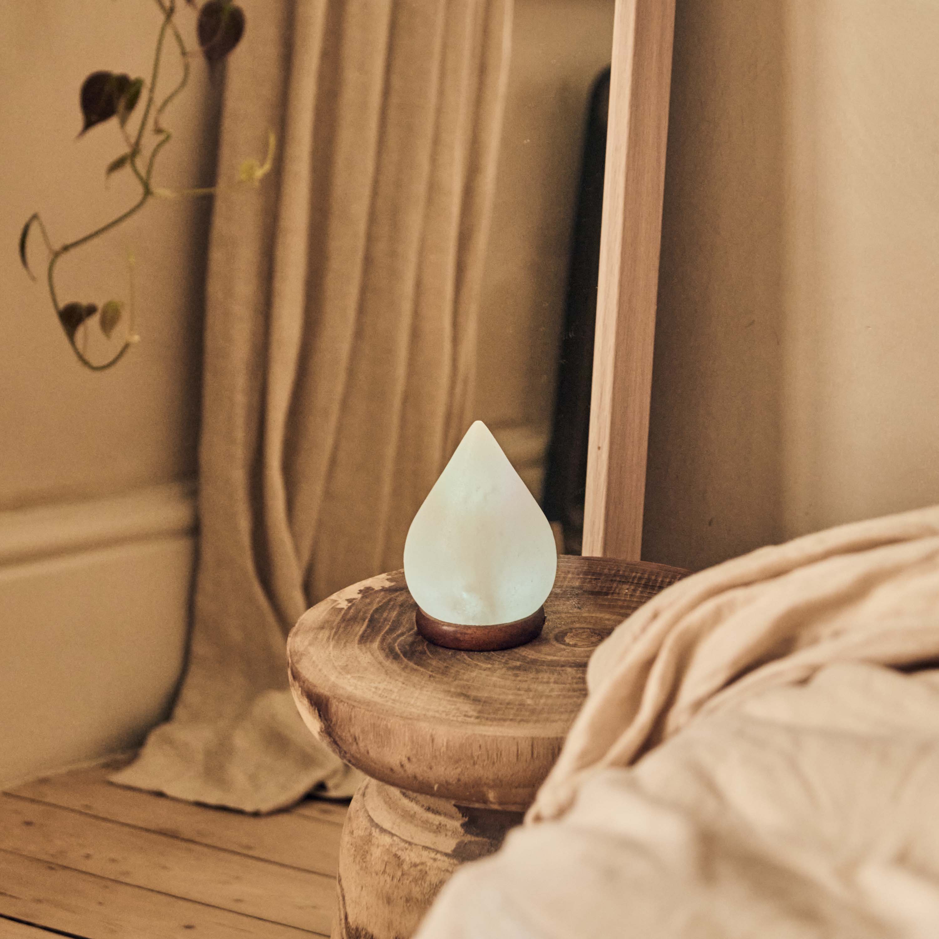 Teardrop Natural Salt Lamp - Image 7