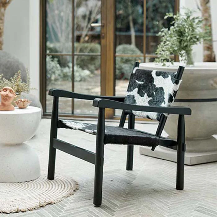 Tilbury Cow Print Armchair