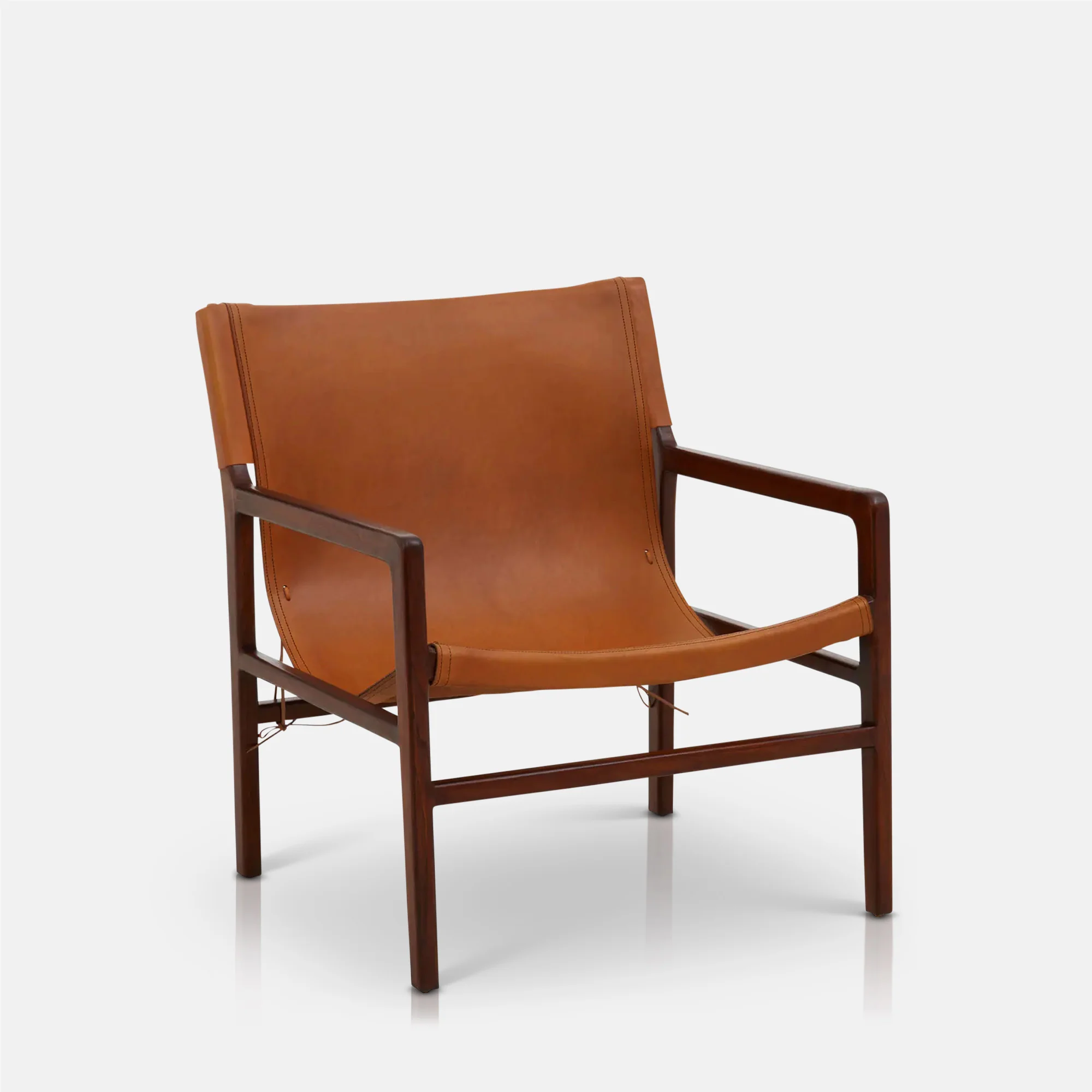 Tobin Leather Sling Chair