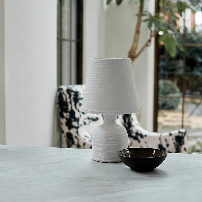 Verdela Paper Mache Table Lamp