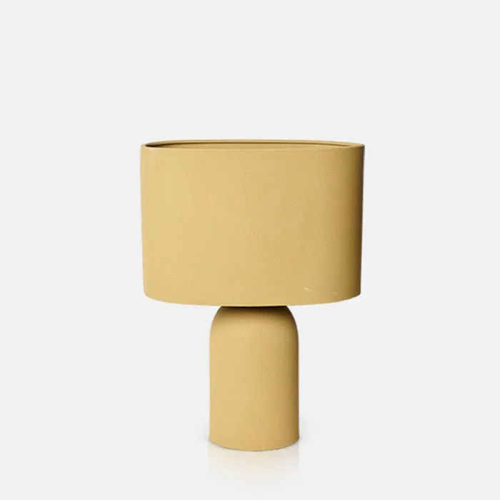 Vittorio Metal Table Lamp, Ochre - Image 4