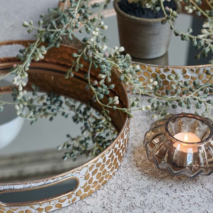 Vola Mirrored Tray Pair - Image 3