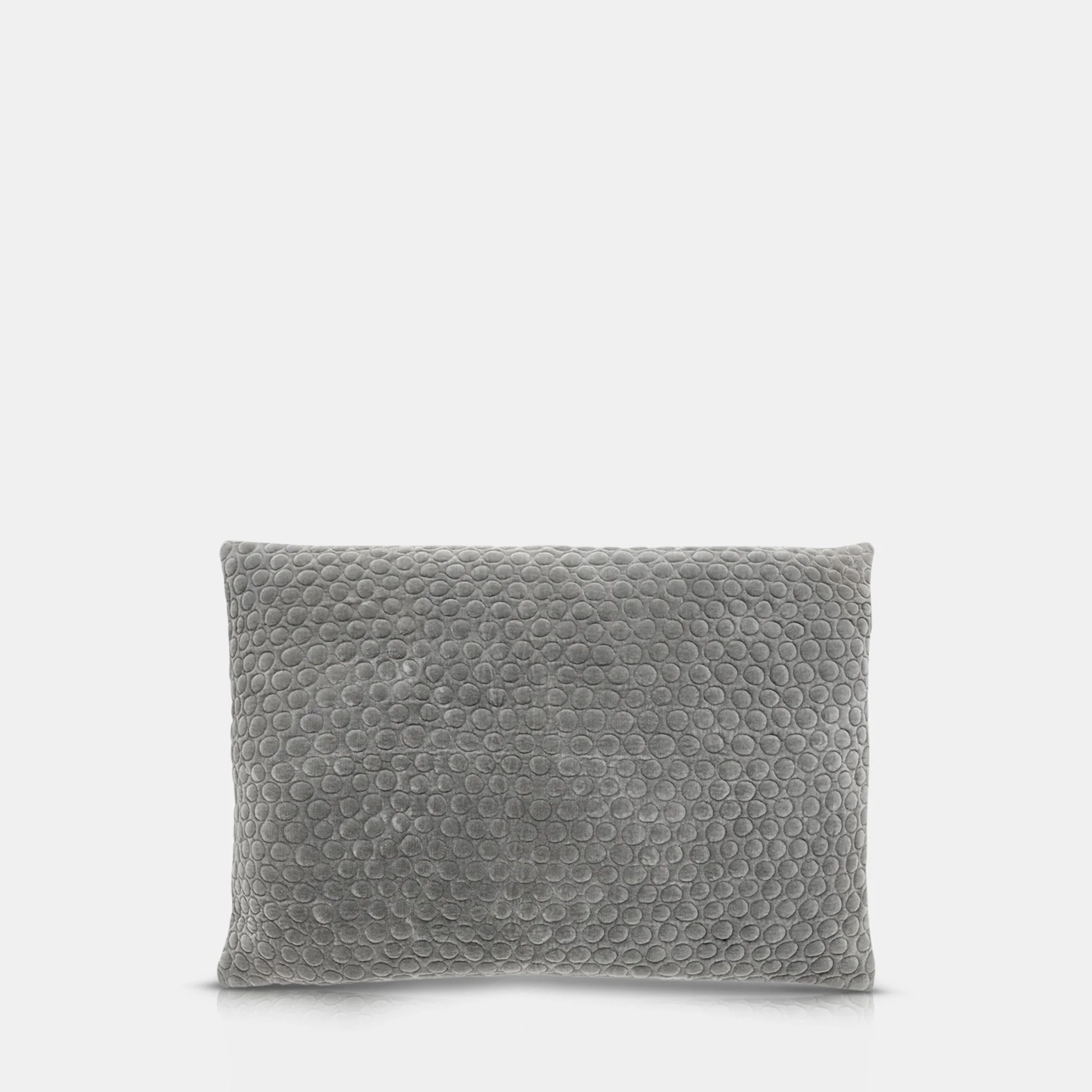 Wilson Grey Velvet Cushion - Image 4