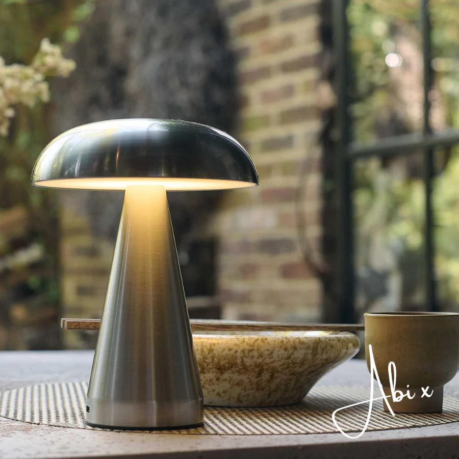 Zenith Portable Table Lamp, Silver - Image 5